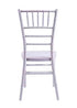 Chivari White Resin Steel Skeleton™ Chiavari Chair (Per Chair Price Shown – Sold only in Quantities of 4) Some Assembly Required CCRW-U4-STEEL-AX-T