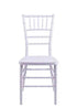 Chivari White Resin Steel Skeleton™ Chiavari Chair (Per Chair Price Shown – Sold only in Quantities of 4) Some Assembly Required CCRW-U4-STEEL-AX-T