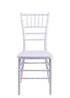 40 Chair Pack White Steel Skeleton™ Resin Chiavari Chair