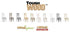 Chivari 40 Chair Pack Dark Natural ToughWood™ Chiavari Chair CCWND-ZG-T-40