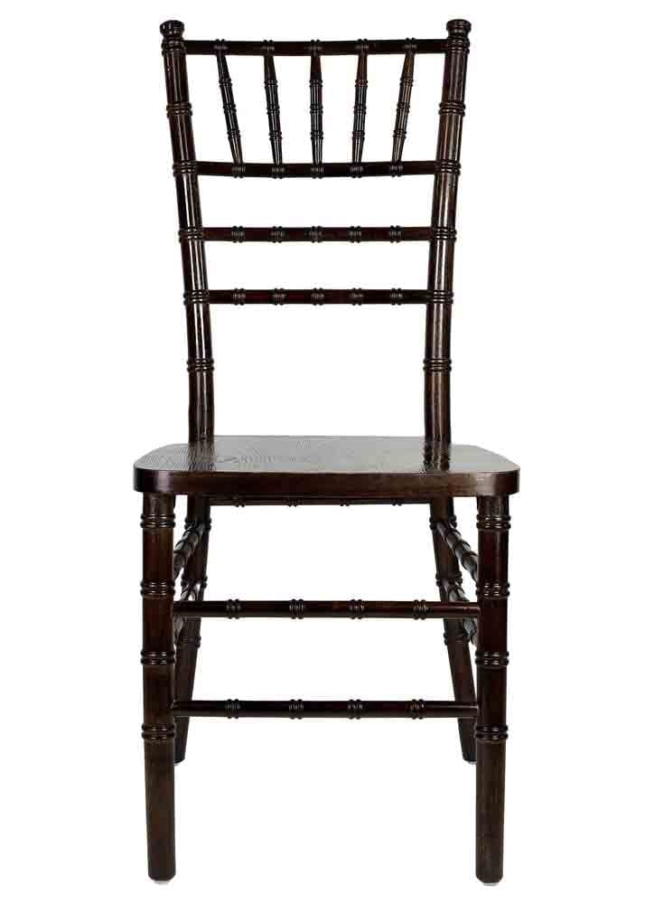 Chivari 40 Chair Pack Espresso Dark Brown ToughWood™ Chiavari Chair CCWFE-ZG-T-40