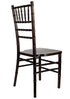 Chivari Espresso Dark Brown ToughWood™ Chiavari Chair CCWFE-ZG-T