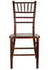 Chivari Fruitwood Medium Brown ToughWood™ Chiavari Chair CCWFM-ZG-T
