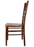Chivari Fruitwood Medium Brown ToughWood™ Chiavari Chair CCWFM-ZG-T