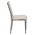 Chiavari 2.0 Diamante Metallic Silver Aluminum Diamond Back Chair with Silicone Cushion