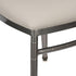 Chiavari 2.0 Diamante Metallic Silver Aluminum Diamond Back Chair with Silicone Cushion