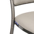 Chiavari 2.0 Diamante Metallic Silver Aluminum Diamond Back Chair with Silicone Cushion