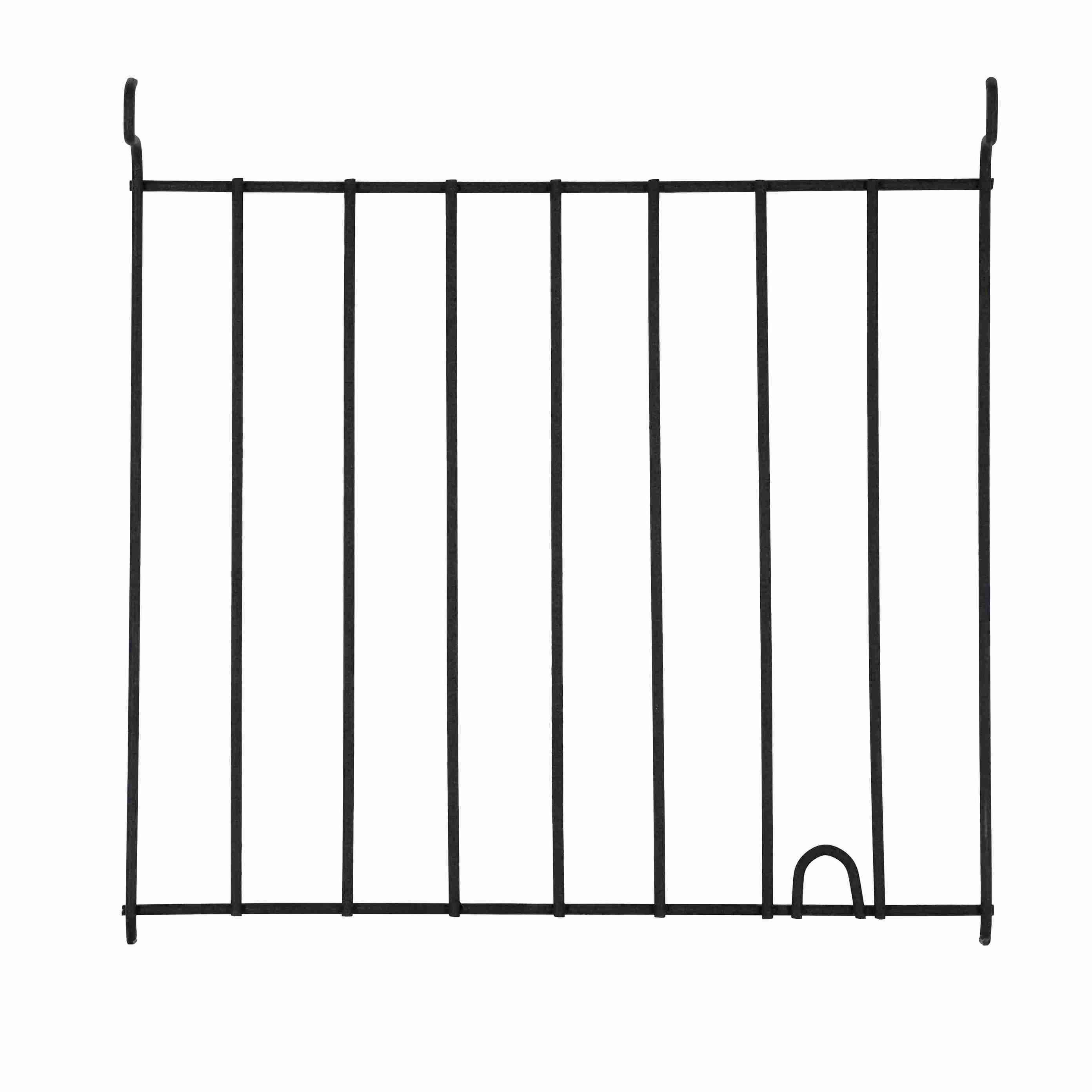 Chivari Church Chair Book Rack Black for 18.5" and 20.5" Chairs CHBRB-ZF-T