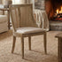 Chivari Antique Washed Hampton Chair with Beige Fabric Cushion CHWRF-BEGF-KT