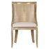 Chivari Rustic Fruitwood Hampton Chair with Beige Fabric Cushion CHWRF-BEGF-KT