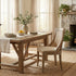 Chivari Antique Washed Hampton Chair with Ivory Fabric Cushion CHWRF-IVYF-KT