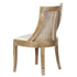 Chivari Rustic Fruitwood Hampton Chair with White Fabric Cushion CHWRF-WHIF-KT