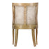Chivari Rustic Fruitwood Hampton Chair with White Fabric Cushion CHWRF-WHIF-KT