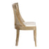 Chivari Rustic Fruitwood Hampton Chair with White Fabric Cushion CHWRF-WHIF-KT