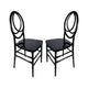 Chivari Black ToughResin™ Infinity Chair - 2 Pack - Some Assembly Required CIRB2-U-ZG-T-2