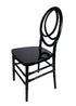 Chivari Black ToughResin™ Infinity Chair - 2 Pack - Some Assembly Required CIRB2-U-ZG-T-2