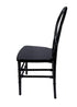 Chivari Black ToughResin™ Infinity Chair - 2 Pack - Some Assembly Required CIRB2-U-ZG-T-2