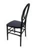 Chivari Black ToughResin™ Infinity Chair - 2 Pack - Some Assembly Required CIRB2-U-ZG-T-2
