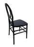 Chivari Black ToughResin™ Infinity Chair - 2 Pack - Some Assembly Required CIRB2-U-ZG-T-2