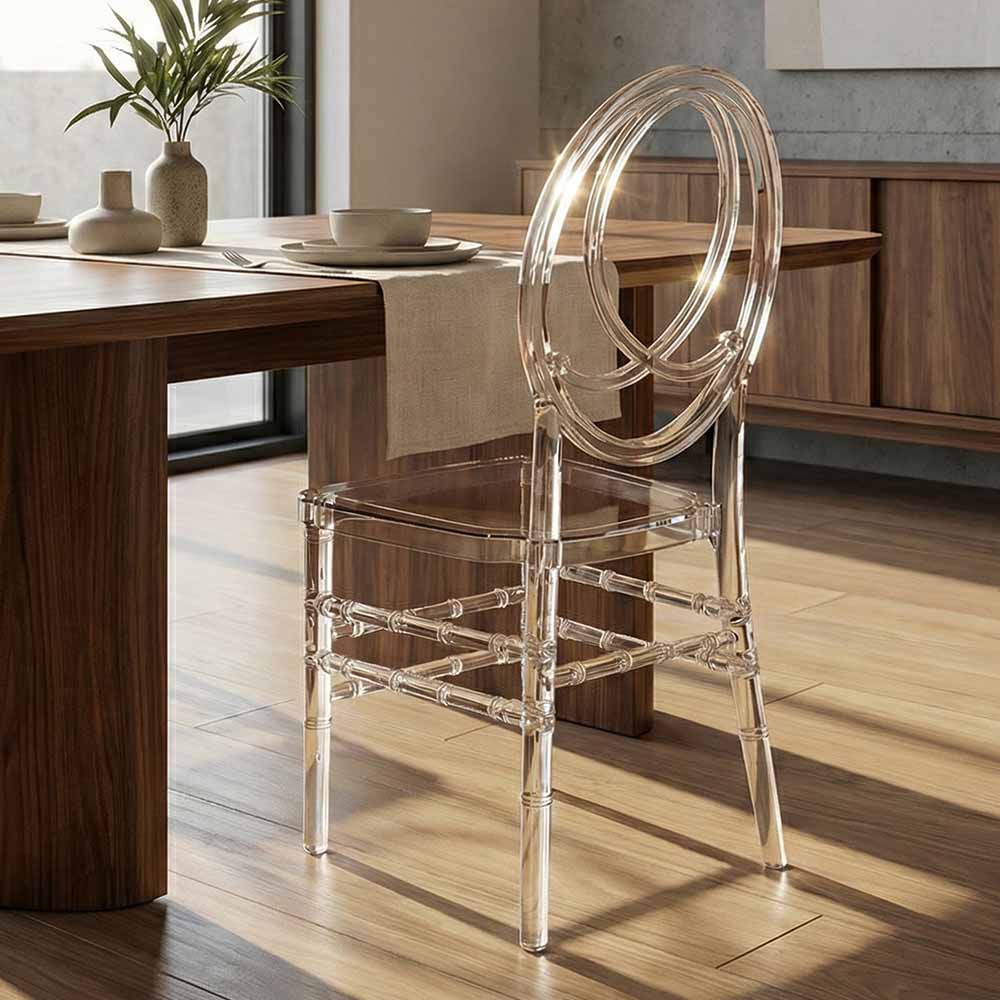 Chivari Clear Resin ProClear™ Infinity Chair CIRC-ZG-T