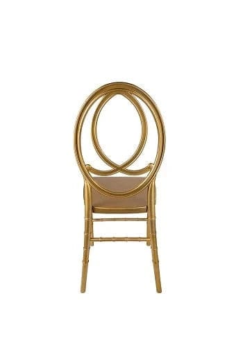 Chivari Gold ToughResin™ Infinity Chair - 4 Pack - Some Assembly Required CIRG-U-ZG-T-4