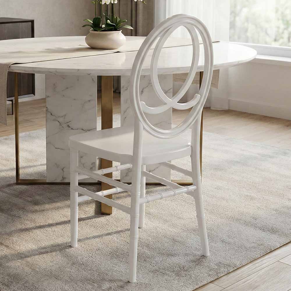 White ToughResin™ Infinity Chair