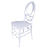 Chivari White ToughResin Infinity Chair - 2 Pack - Some Assembly Required CIRW2-U-ZG-T-2
