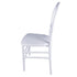 Chivari White ToughResin Infinity Chair - 2 Pack - Some Assembly Required CIRW2-U-ZG-T-2