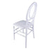 Chivari White ToughResin Infinity Chair - 2 Pack - Some Assembly Required CIRW2-U-ZG-T-2