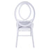 Chivari White ToughResin Infinity Chair - 2 Pack - Some Assembly Required CIRW2-U-ZG-T-2