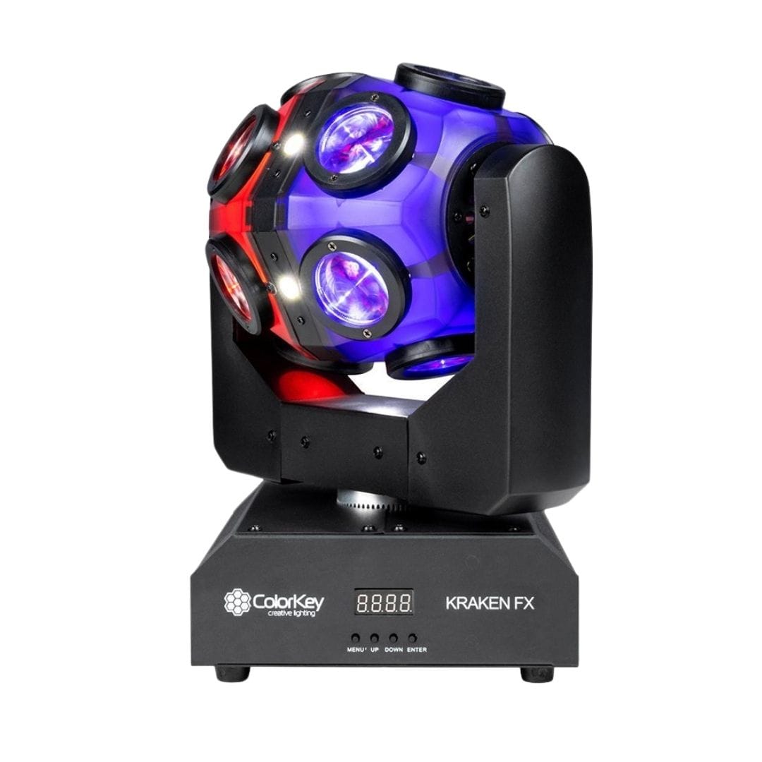 ColorKey ColorKey Kraken FX Quad Color LED Motion Effect Light with Built In Blinder CKU-1070