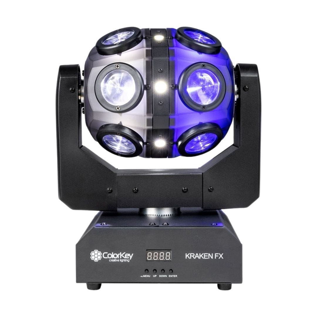 ColorKey ColorKey Kraken FX Quad Color LED Motion Effect Light with Built In Blinder CKU-1070