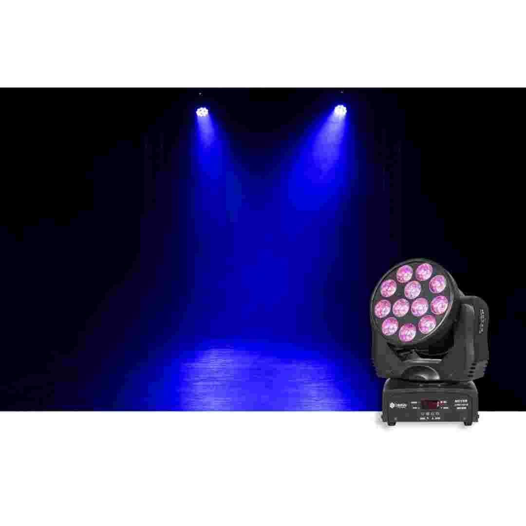 ColorKey ColorKey Mover Wash HEX 12 UV LED Moving Head Wash Light CKU-5039