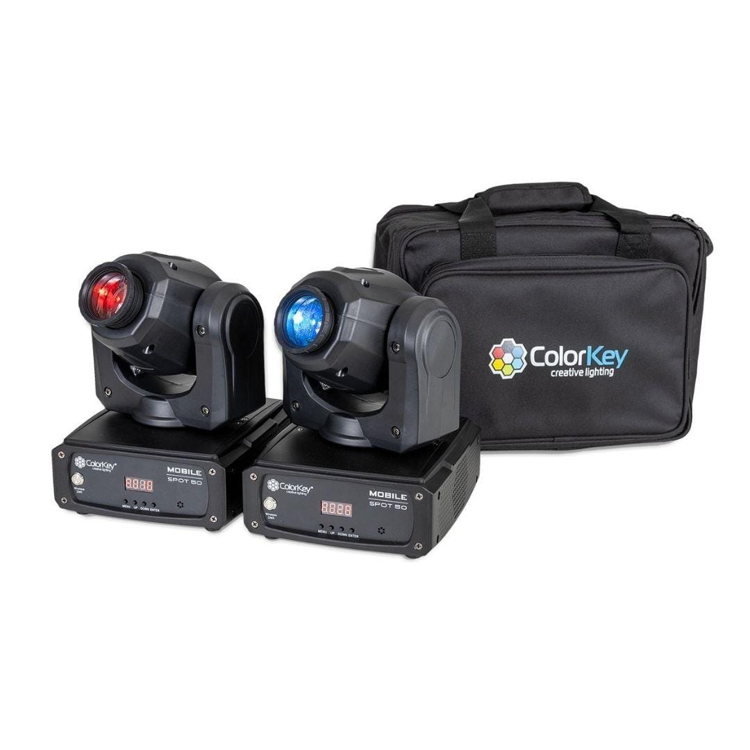 ColorKey ColorKey Mobile Spot 50 2 Pack Bundle with Carrying Bag CKU-6102