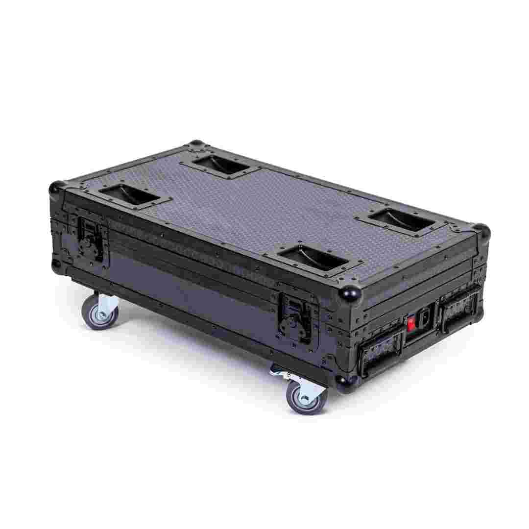 ColorKey Black ColorKey MobilePar Mini HEX 4 MKII 8 Pack Wireless Battery Uplight Bundle with Charging Road Case CKU-6228-KIT