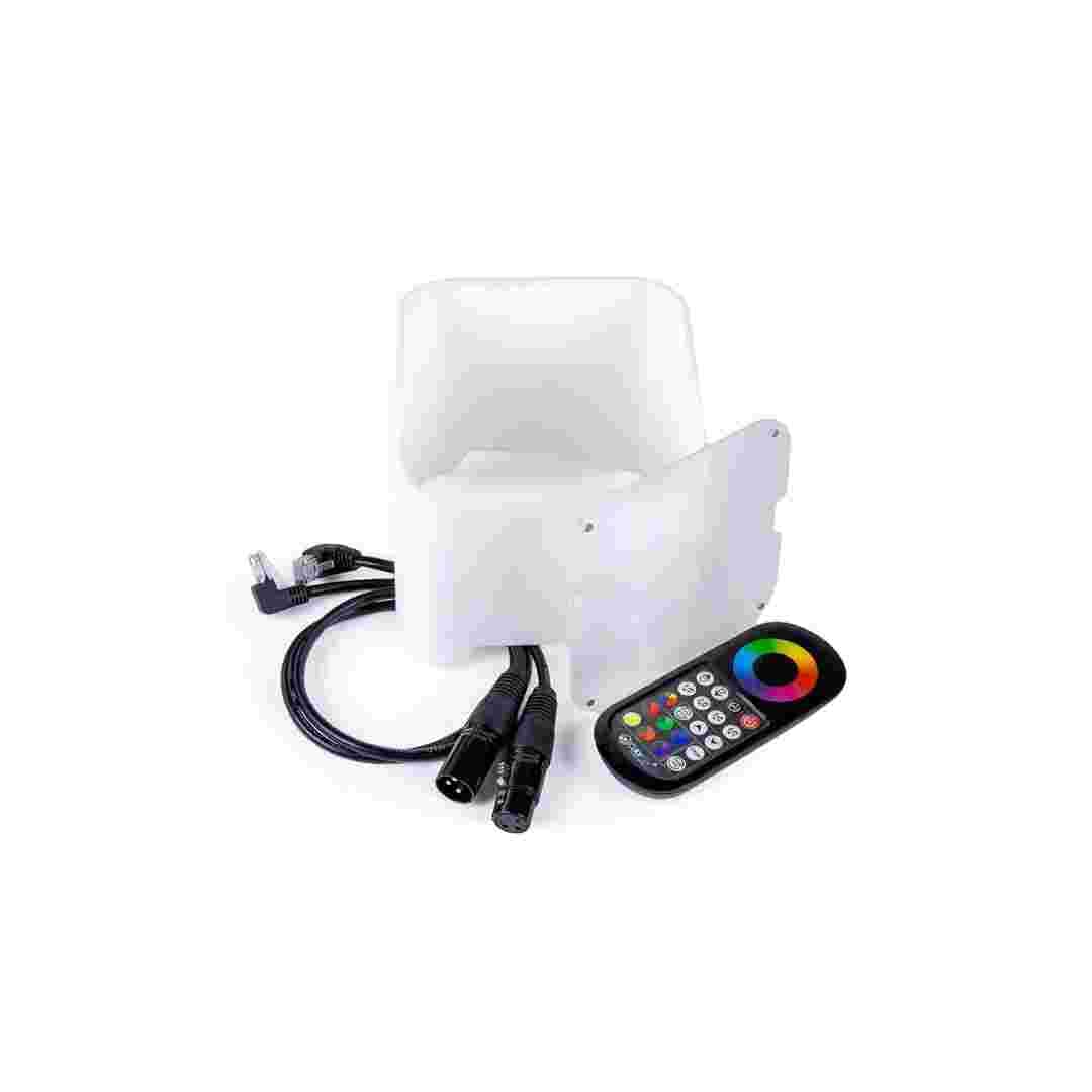 ColorKey Black ColorKey MobilePar Mini HEX 4 MKII 8 Pack Wireless Battery Uplight Bundle with Charging Road Case CKU-6228-KIT