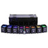 ColorKey ColorKey MobilePar Pro Hex 6 Wireless Battery Powered Uplight 8 Pack with Charging Road Case CKU-6238-KIT