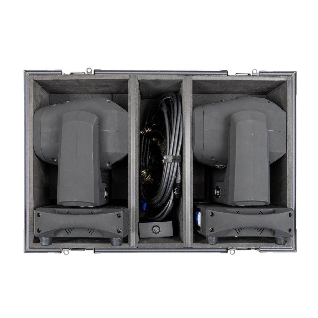 ColorKey ColorKey 2 pc Mover Spot 150 Flight Case Trolley All Black CKU-9051