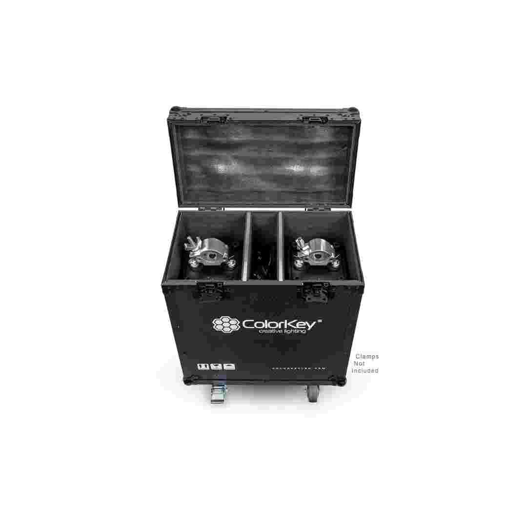 ColorKey ColorKey 2 pc Creator Flight Case for Spot 250 with Casters CKU-9061