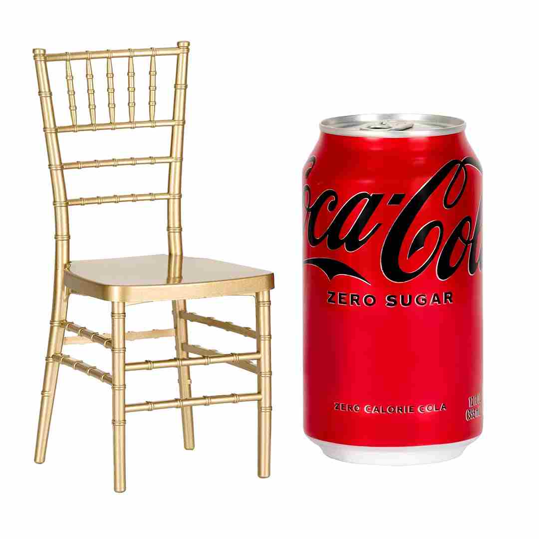 Chivari Classic Gold Mini Chiavari Chair 1:6 Scale Model CCRCG-TY-AX