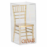 Classic Gold Mini Chiavari Chair 1:6 Scale Model