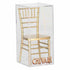 Chivari Classic Gold Mini Chiavari Chair 1:6 Scale Model CCRCG-TY-AX