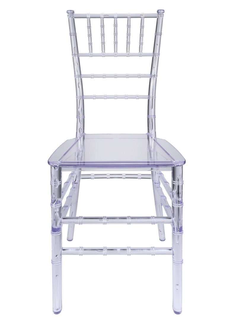 Chivari Clear Resin ThinVisible Seat Chiavari Chair CCRC-MONO-THIN-ZG-T