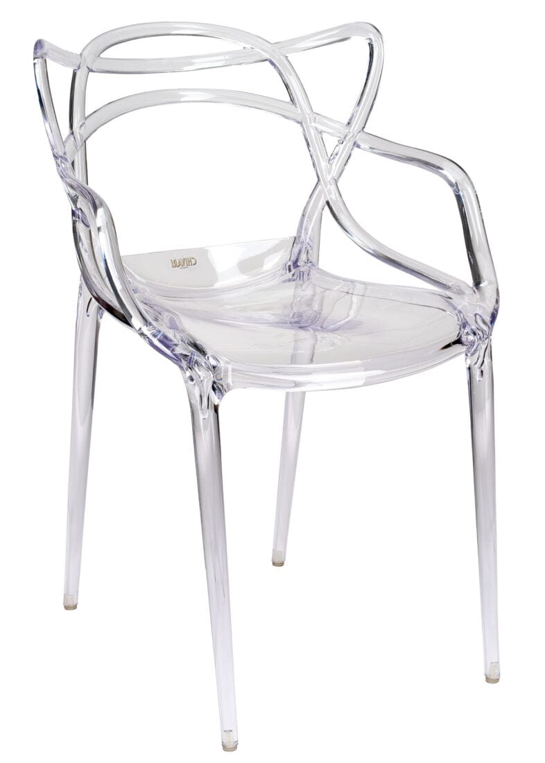 Chivari Clear Resin Orbit Chair CSRC-ZG-T