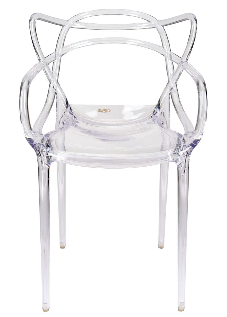 Chivari Clear Resin Orbit Chair CSRC-ZG-T