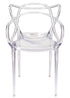 Chivari Clear Resin Orbit Chair CSRC-ZG-T