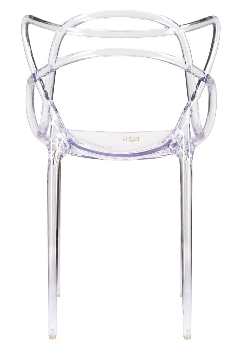 Chivari Clear Resin Orbit Chair CSRC-ZG-T