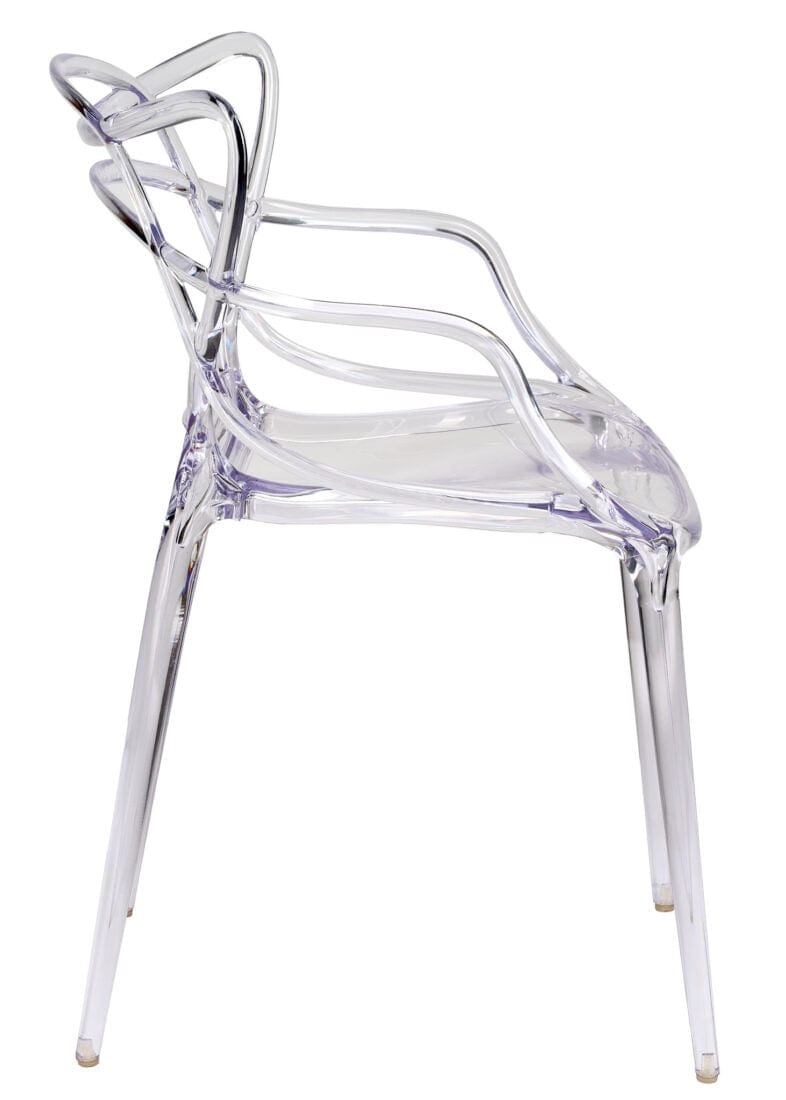 Chivari Clear Resin Orbit Chair CSRC-ZG-T