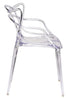 Chivari Clear Resin Orbit Chair CSRC-ZG-T