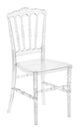 Chivari Clear Resin ProClear™ Napoleon Chair CNRC-ZG-T
